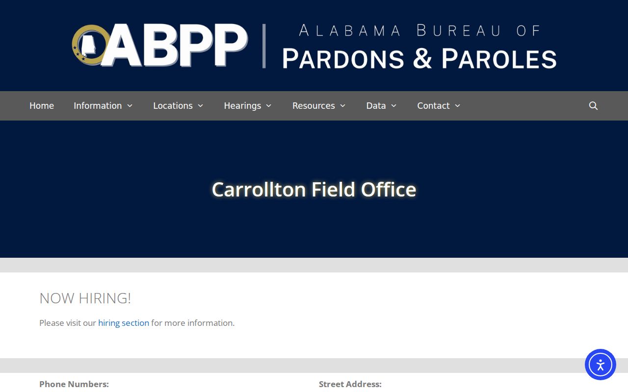 Pickens County probation and parole Carrollton Field Office source